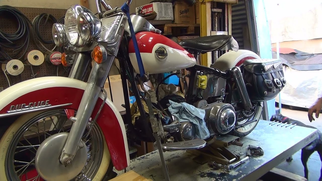 1958 panhead 74ci #101 fl bike rebuild topend repair harley by tatro machine