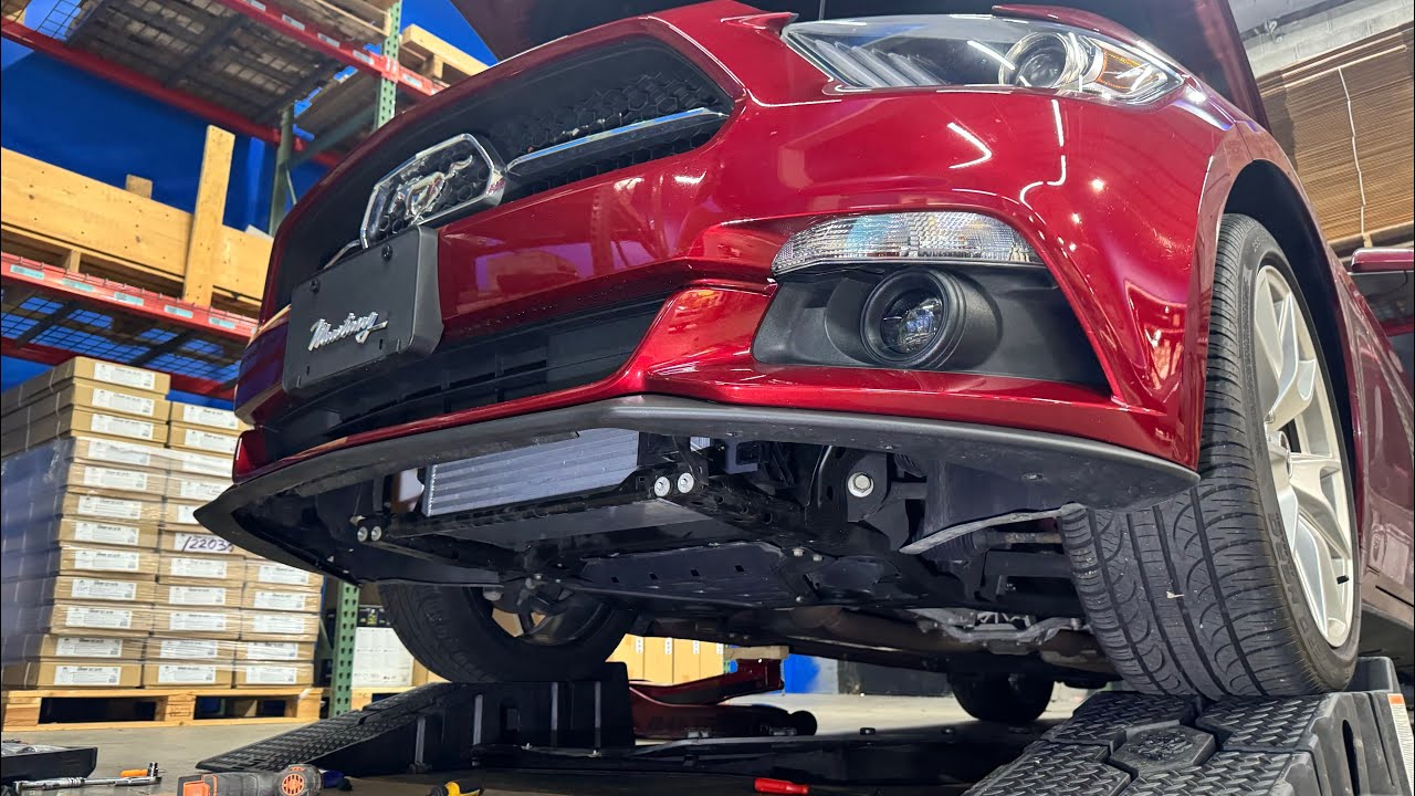 2015-2017 Mustang Ecoboost Intercooler Upgrade WITHOUT REMOVING FRONT BUMPER - CVF Fabrication