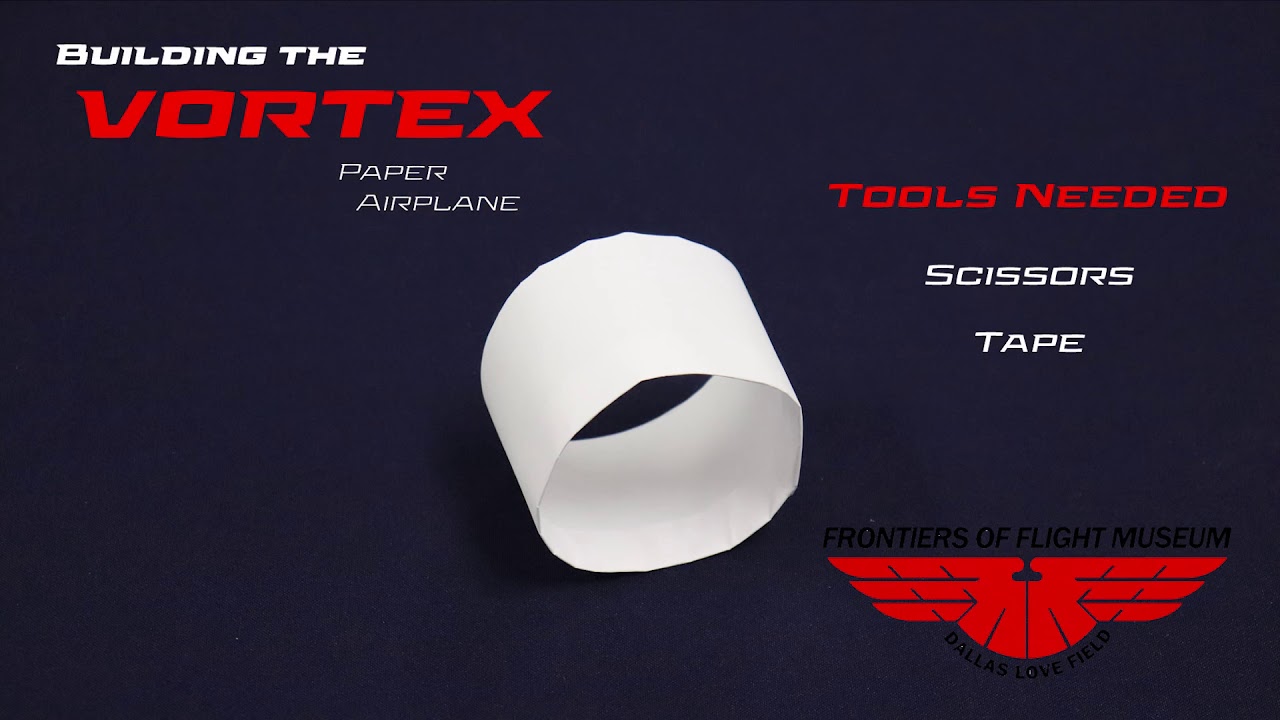 How to Build the Vortex Paper Airplane