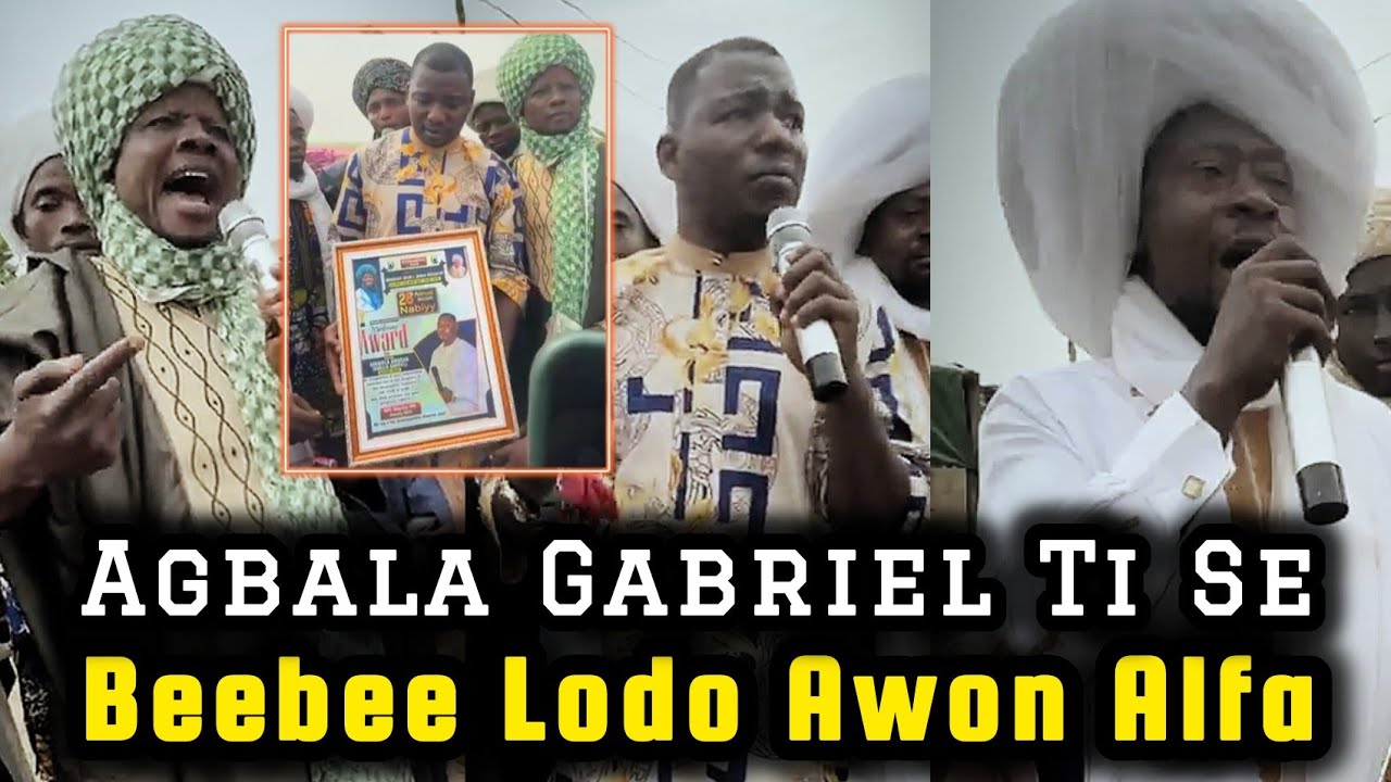 Agbala Gabriel Se Bẹẹbẹ Lodo Awon Alfa Ile Yoruba - Alfa Komadun Fun Agbala Gabriel Ni Ami Ẹ yẹẹ