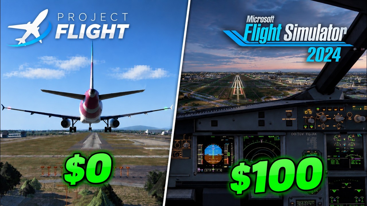 0 VS &pound;100 FLIGHT SIMULATOR (Project Flight 9.0)