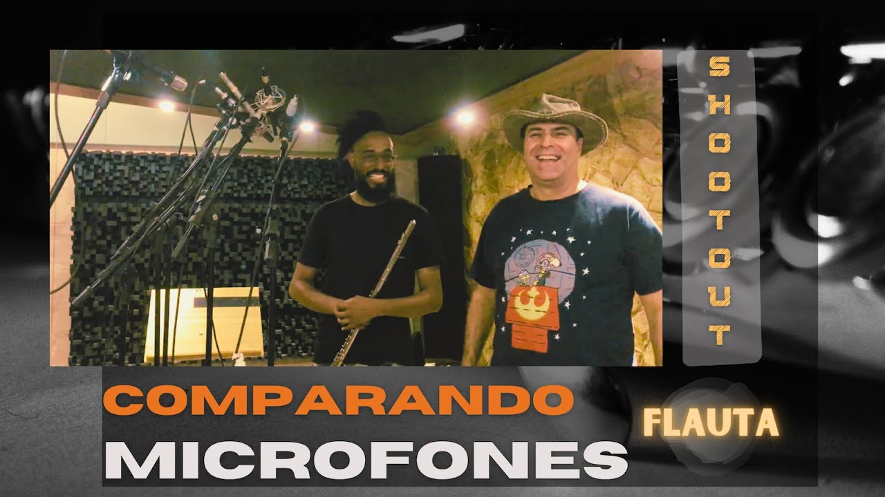Comparando Microfones para Flauta ( shootout !! )