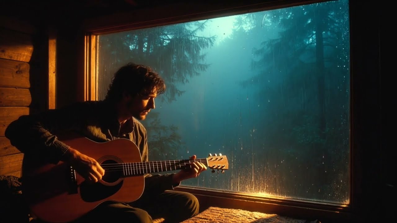 Янтарная акустическая гитара — Forest Cabin Serenity