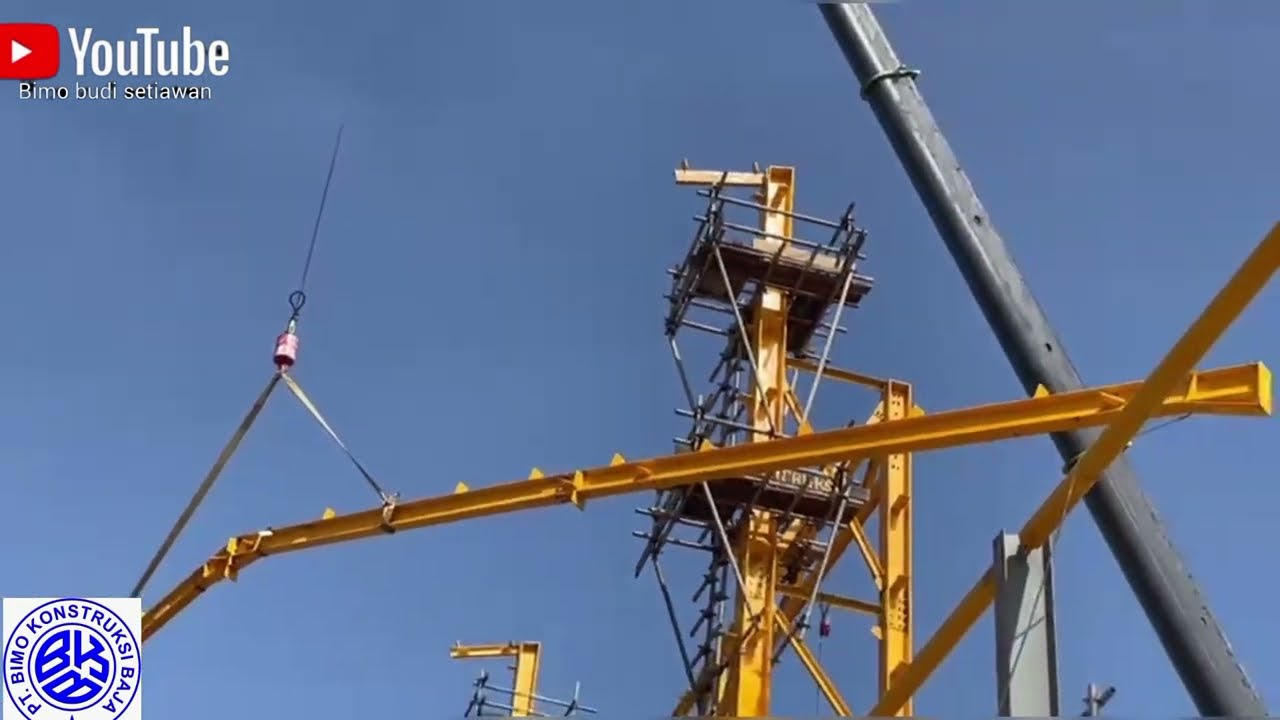 Erection konstruksi baja wf