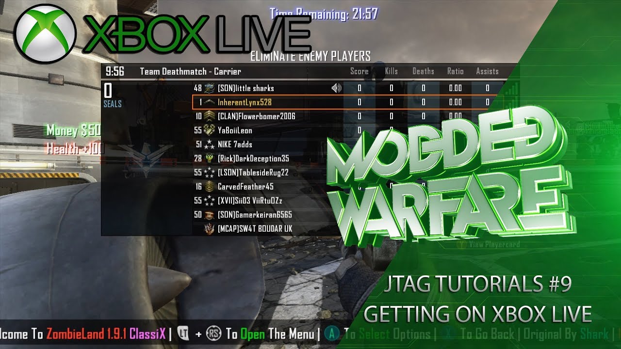 Учебные пособия Jtag/RGH №9 Как попасть в Xbox Live