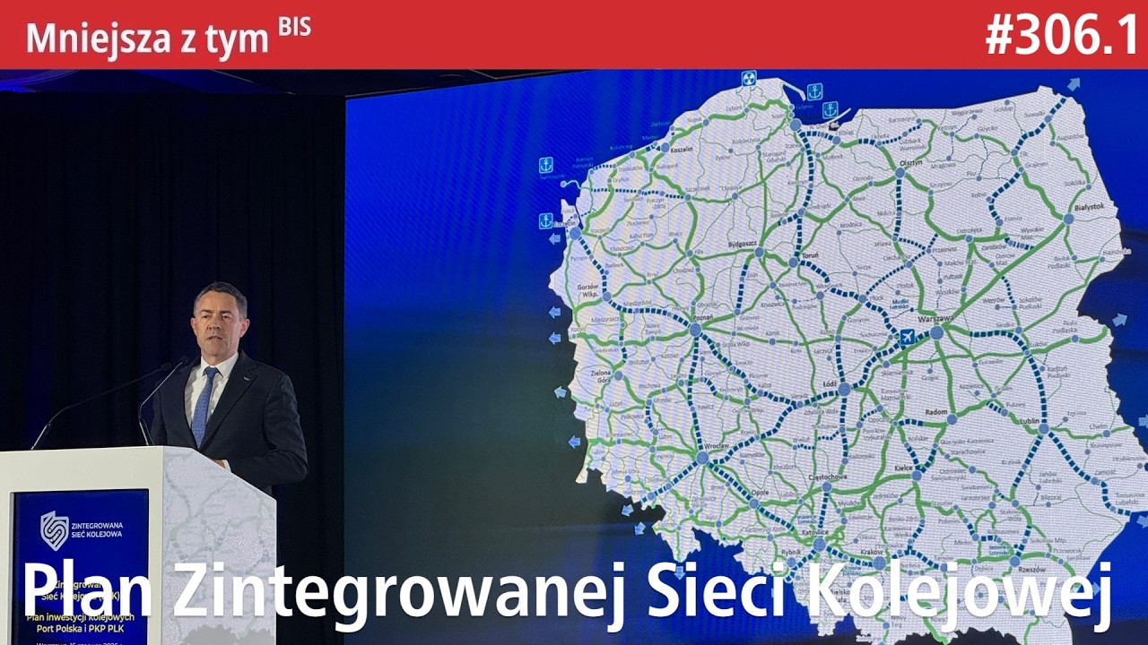 #306.1 Prezentacja planu Zintegrowanej Sieci Kolejowej przez Port Polska i PKP PLK, konferencja  MZt
