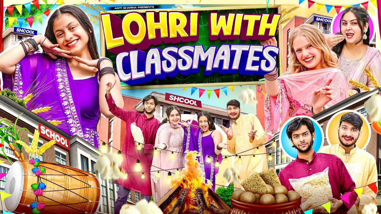 Lohri With Classmates||Aditi Sharma