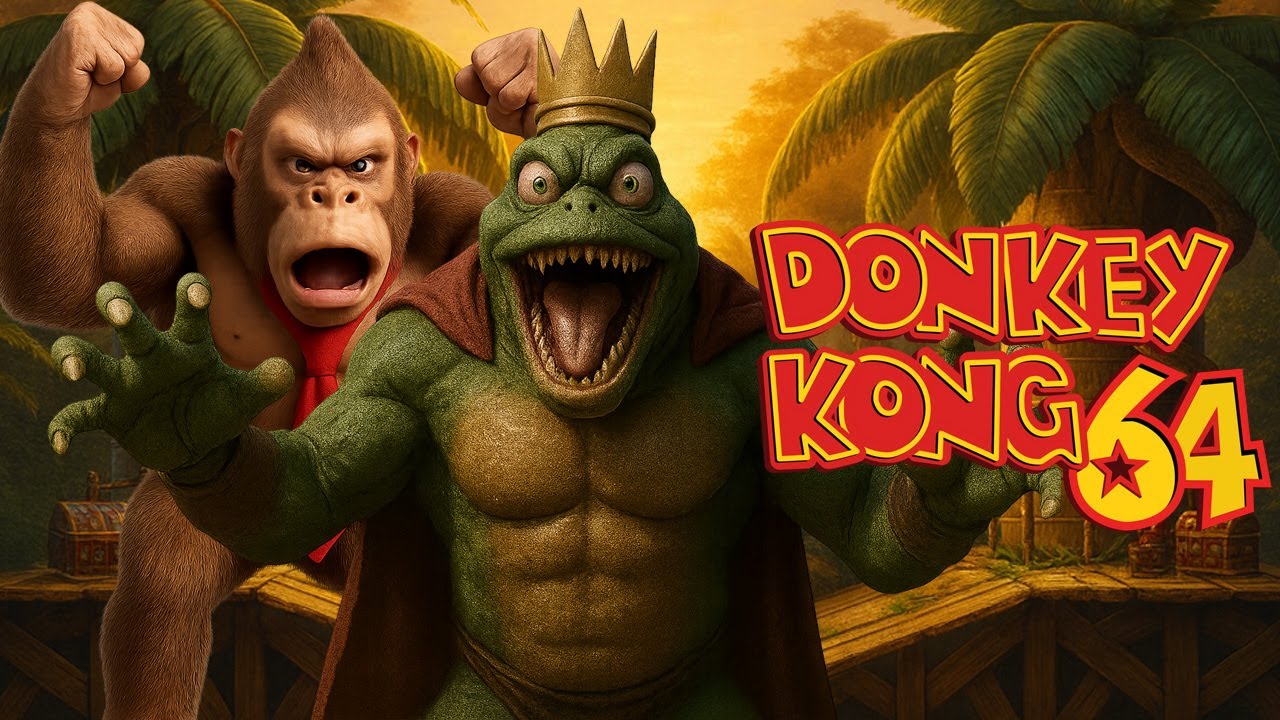AI ​​transforms all bosses in Donkey Kong 64... and the results are INSANE!