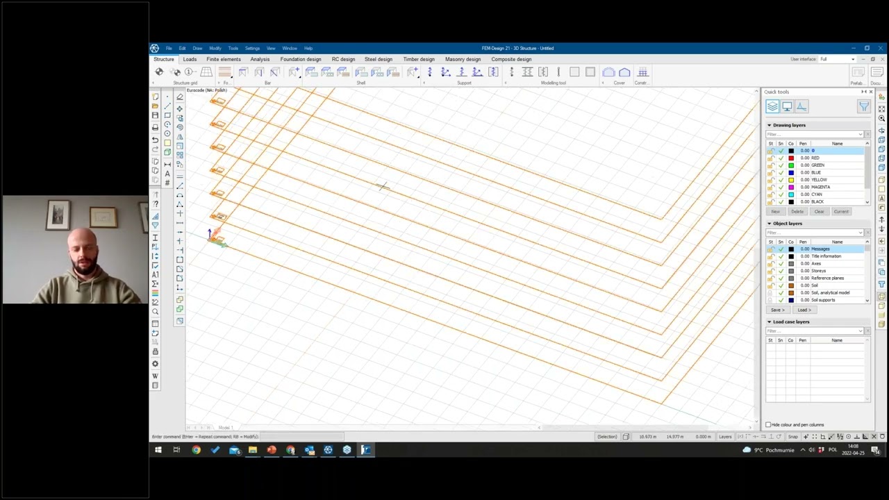 Szybkie i proste modelowanie konstrukcji 3D w FEM-Design 3D