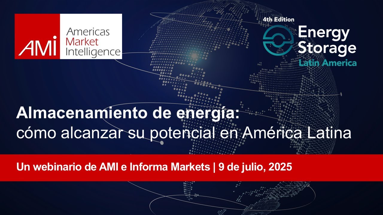 Almacenamiento de energía en América Latina 2025
