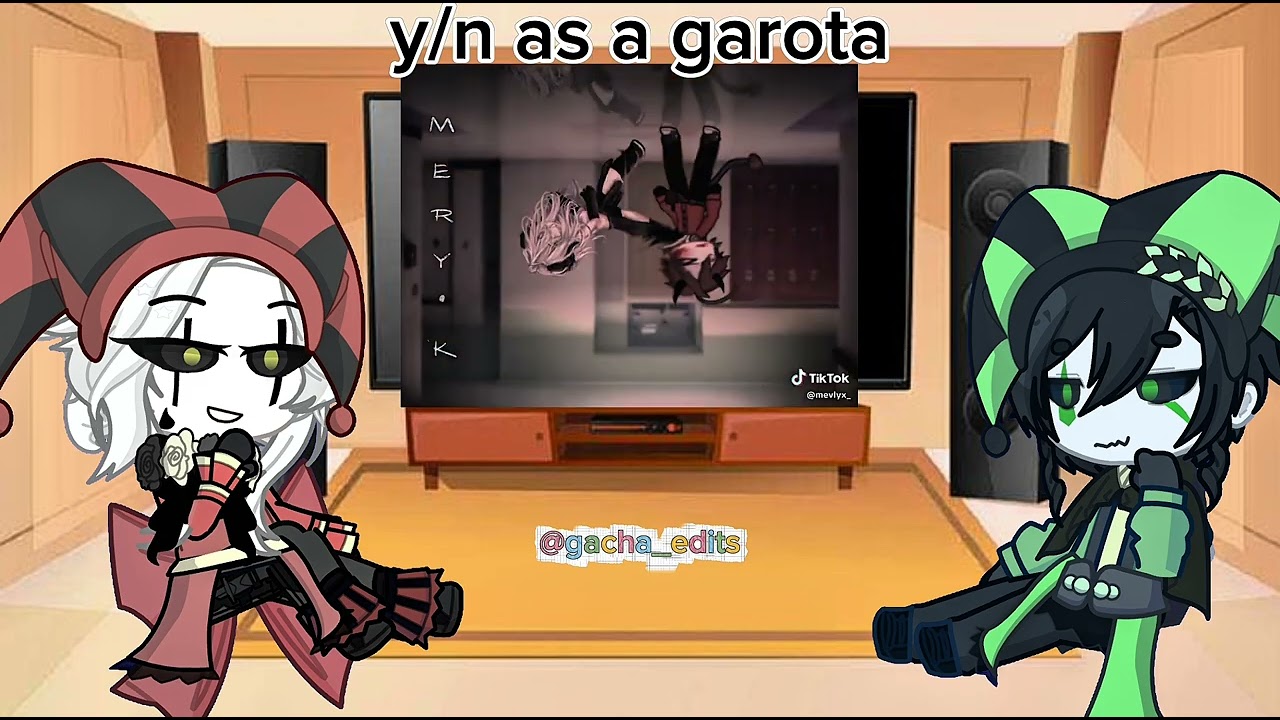 Freak circus  react  y/n as gacha tiktok/ gacha life 2