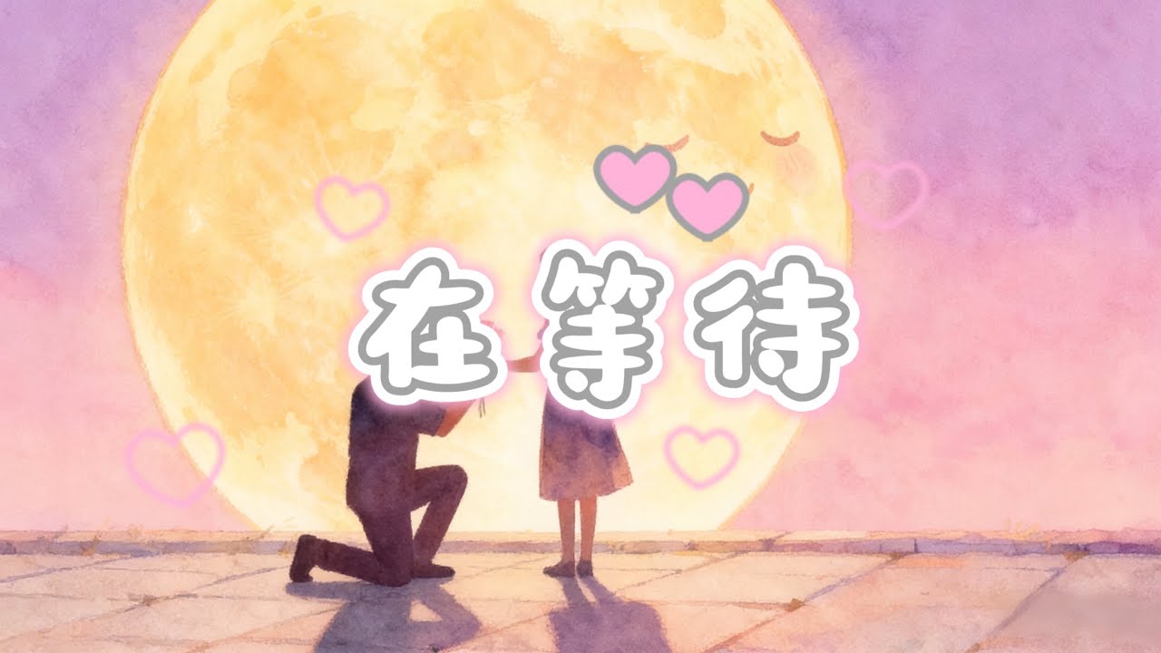 《在等待》｜甜蜜戀愛情歌💕｜明明才分開，心跳卻還在追著你的腳步聲💟