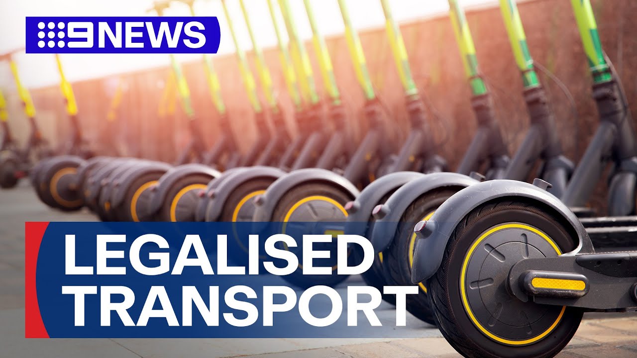 Close-calls and collisions shade e-scooter legal victory | 9 News Australia