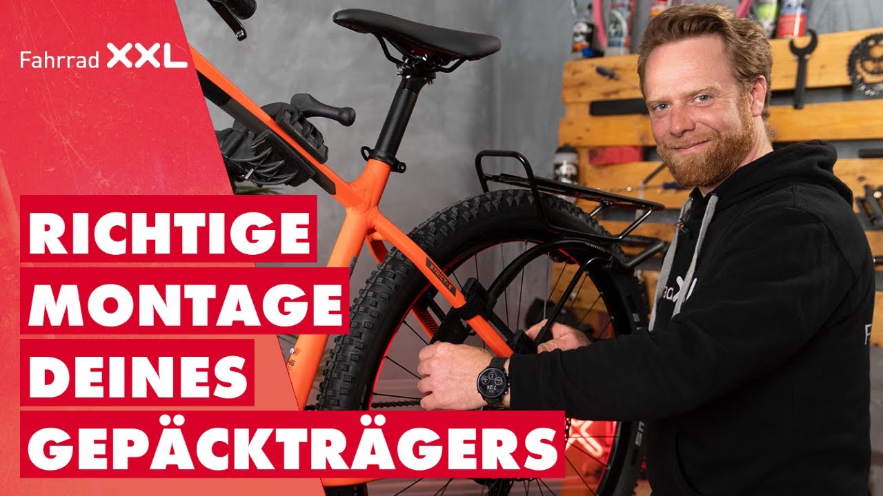Fahrrad-Gepäckträger montieren - So einfach geht's