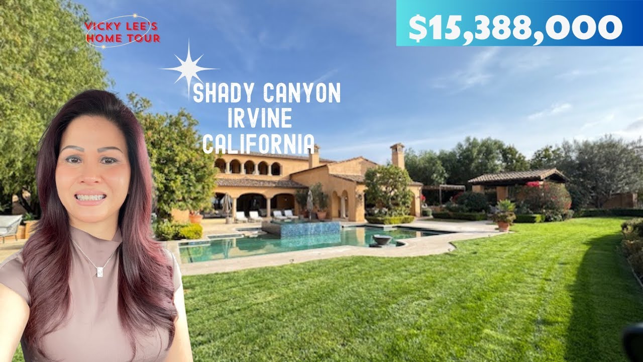 Luxury Home Tour | $15,388,00 Shady Canyon Mansion | Irvine, California Real Estate