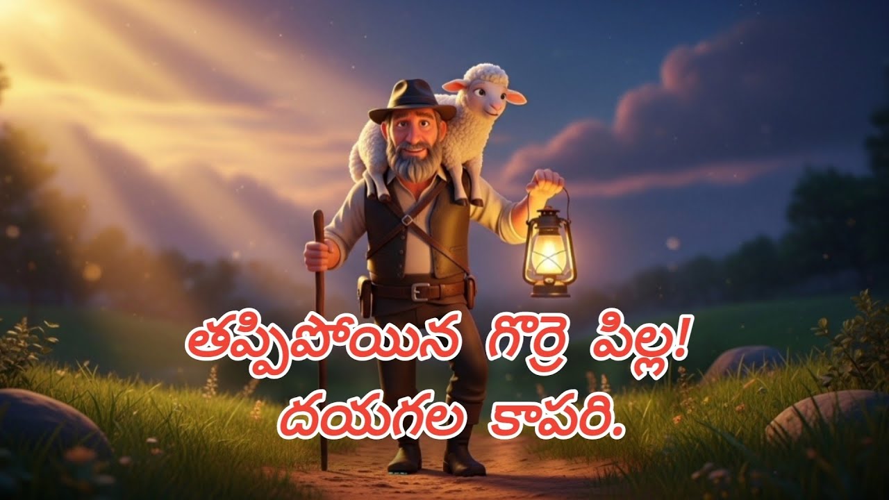 Tappipoina gorrepilla dayagala kapari #తప్పిపోయిన గొర్రెపిల్ల దయగల కాపరి.