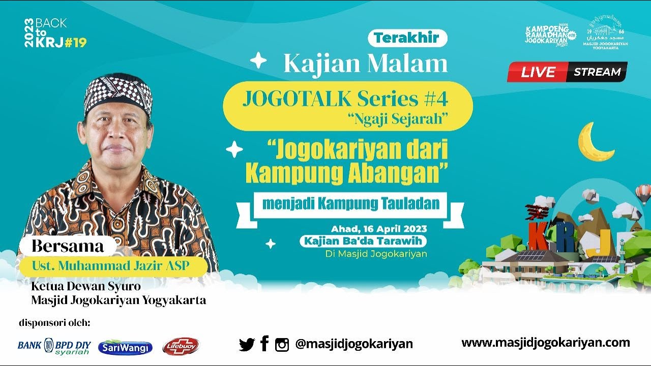 Jogotalk the Series: Ngaji Sejarah Jogokariyan: Dari Kampung Abangan menjadi Kampung Tauladan
