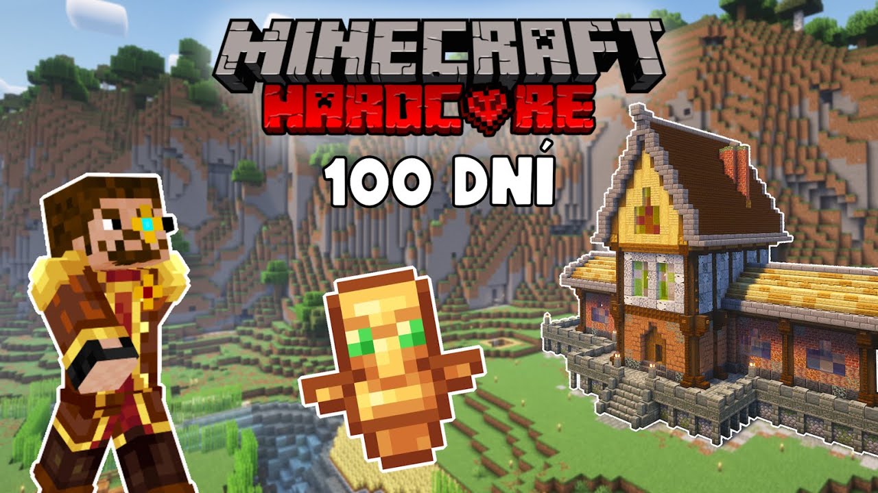 Přežil jsem 100 DN&Iacute; v Minecraft HARDCORE a tohle se stalo!