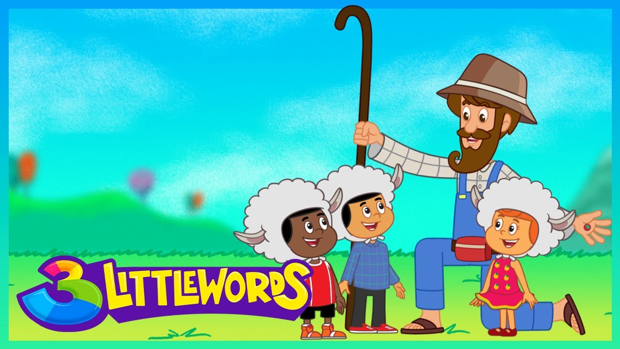 The Lord Is My Shepherd | Biblical Nursery Rhymes - 3 Little Words Collection