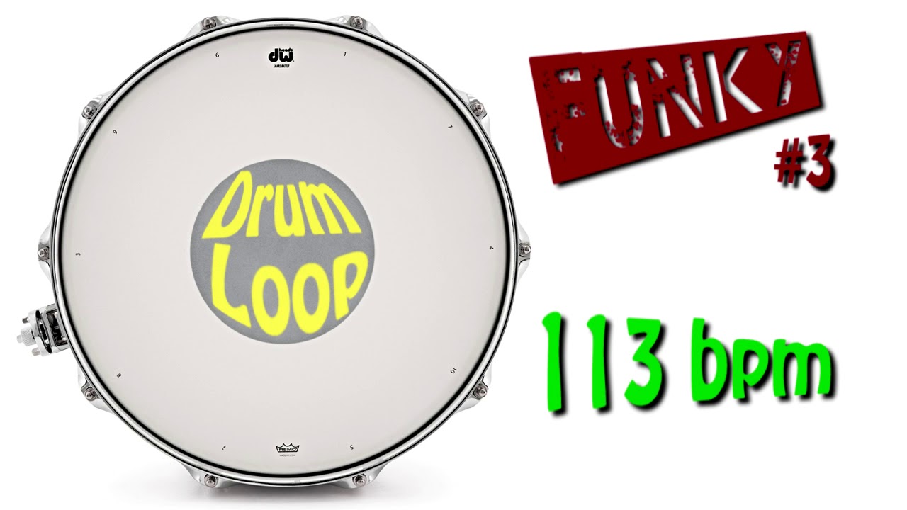 Funky Drum Loop #3 - 113 bpm