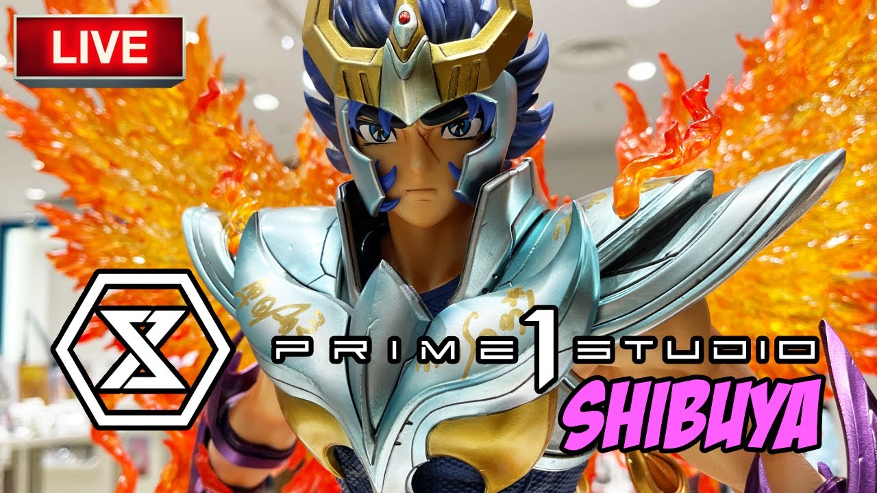 En vivo Japan Geek en Prime 1 Studio de Shibuya Parco, Capcom Shop, Saint Seiya Ikki Fenix