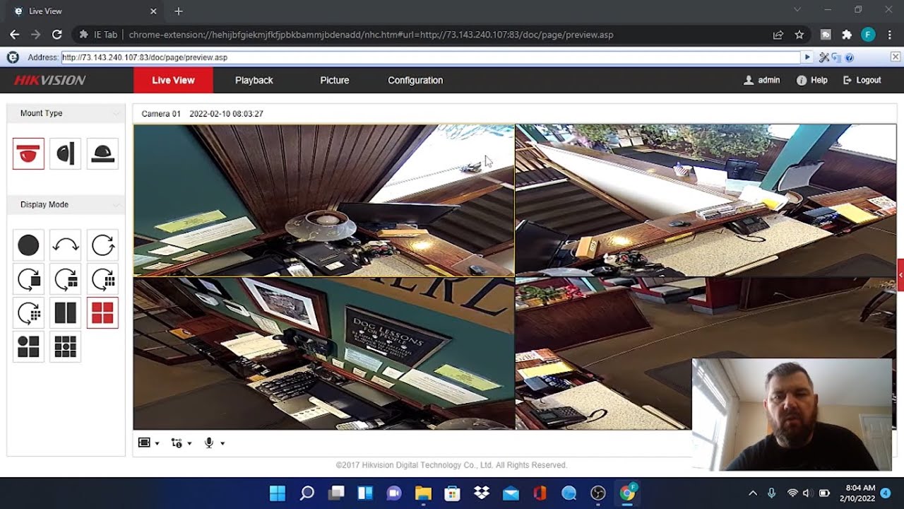 How to View Hikvision Security Cameras in Microsoft Edge Legacy Mode
