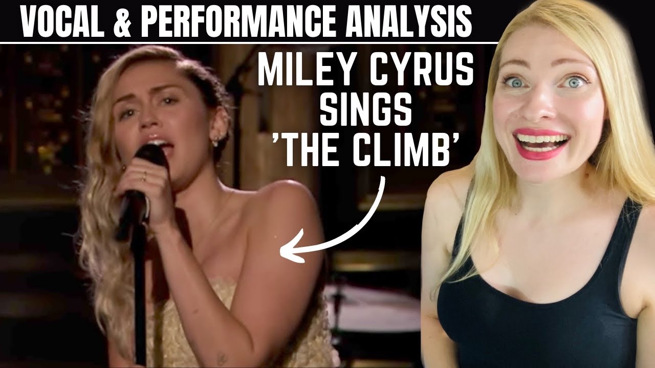 Vocal Coach Reacts: MILEY CYRUS 'The Climb' Live - In Depth Analysis!