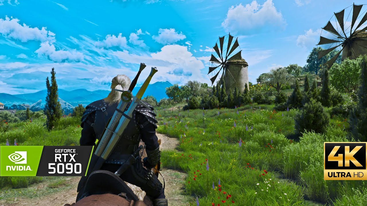 The Witcher 3: RTX 5090 with 200+ Mods | Toussaint Next-Gen Graphics Showcase 4K