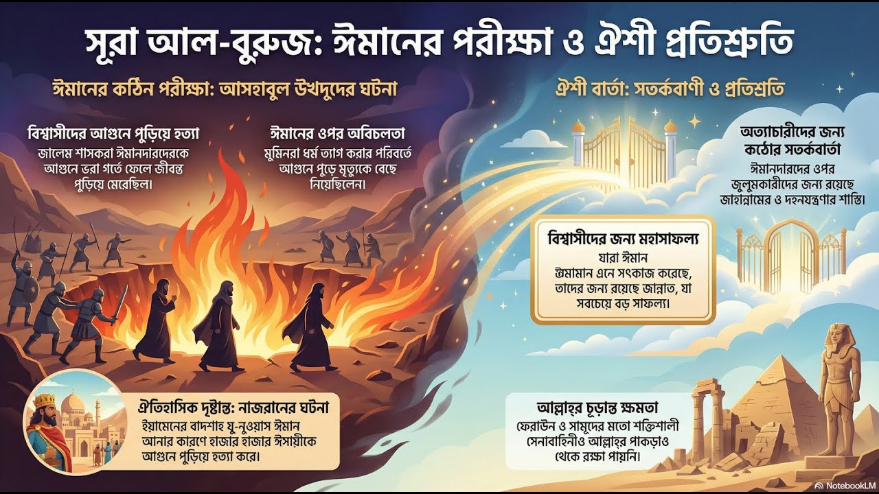 সূরা আল-বুরূজের চিরন্তন বার্তা আসমানের শপথ :