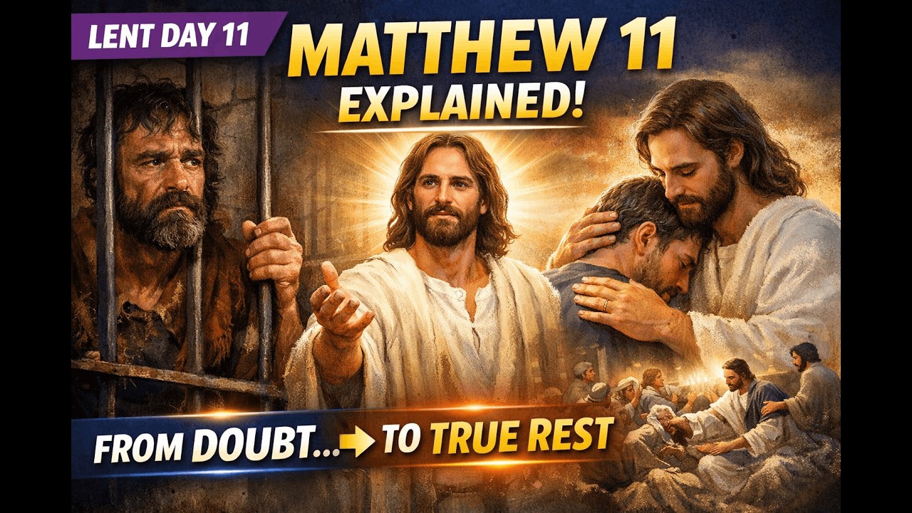 Lent Day 11 | Matthew 11 | मैथ्यू 11 | संदेह से सुकून तक