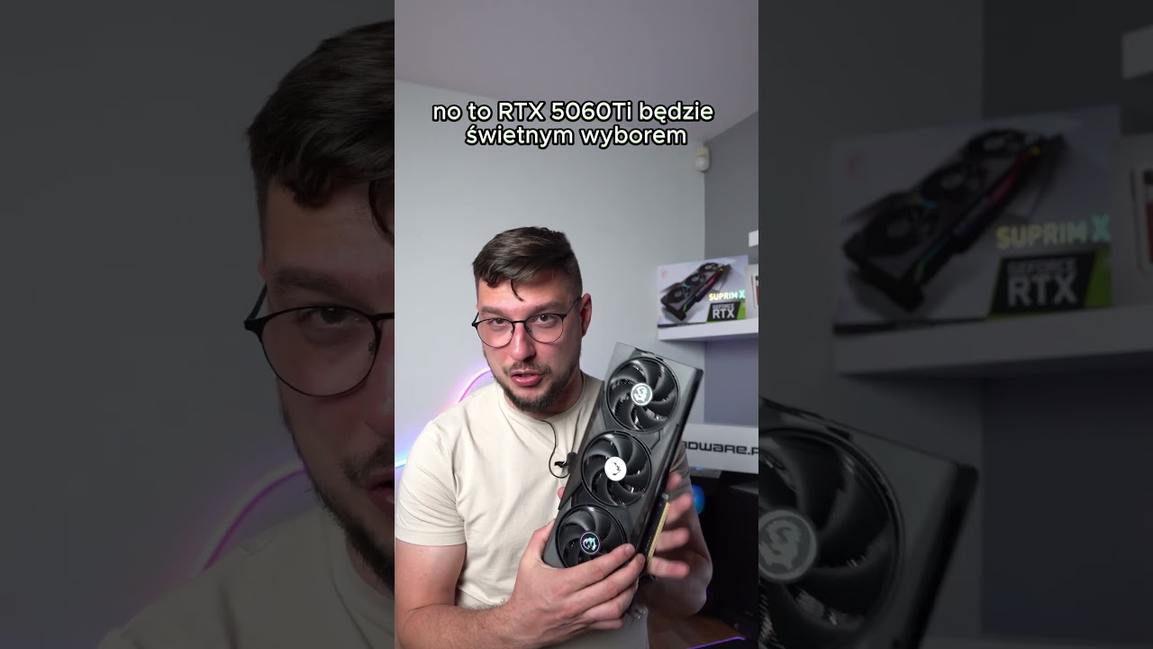 RTX 5060 Ti MSI GAMING TRIO OC &ndash; Test + Pierwsze wrażenia!  #gaming #nvidia #pc #pcgaming