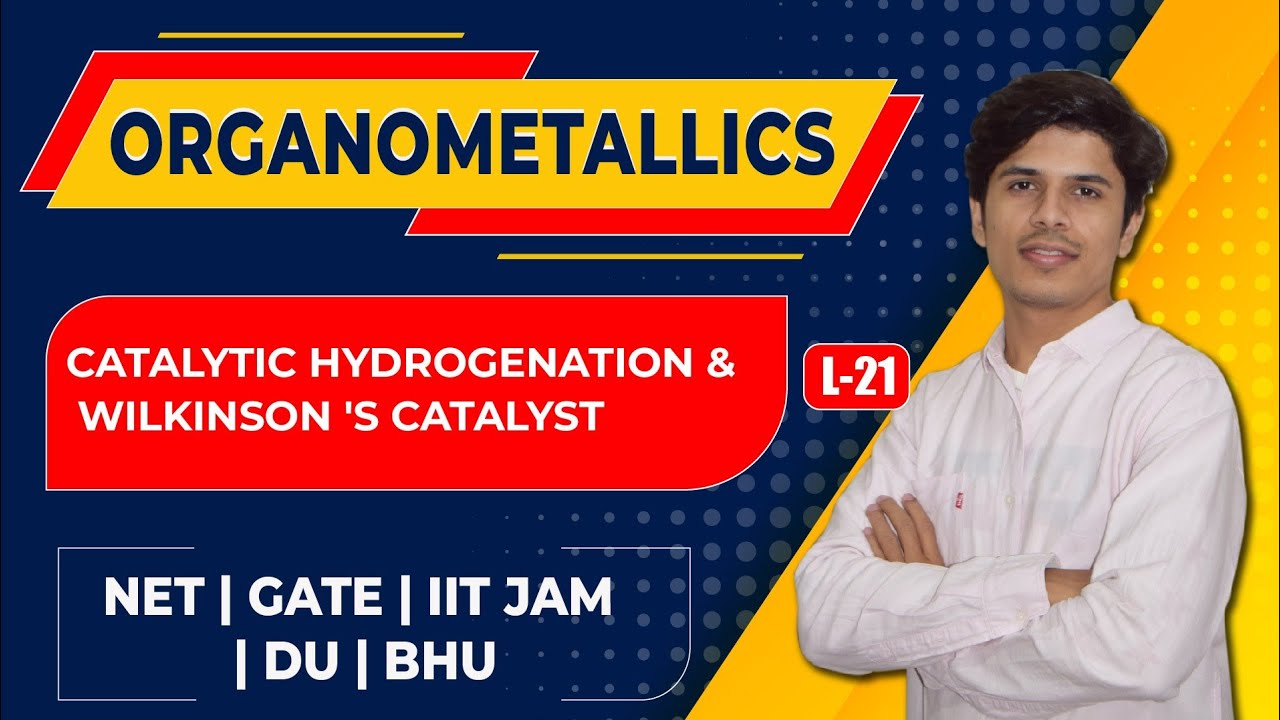 L21: Wilkinson's catalysis | Catalytic Hydrogenation | Organometallic Chemistry| Olefin Metathesis