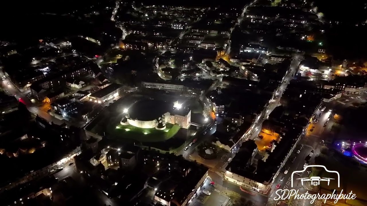 ✨ Rothesay at Night &ndash; Stunning Aerial Views Over the Isle of Bute 🌙 | Drone Footage in 4K
