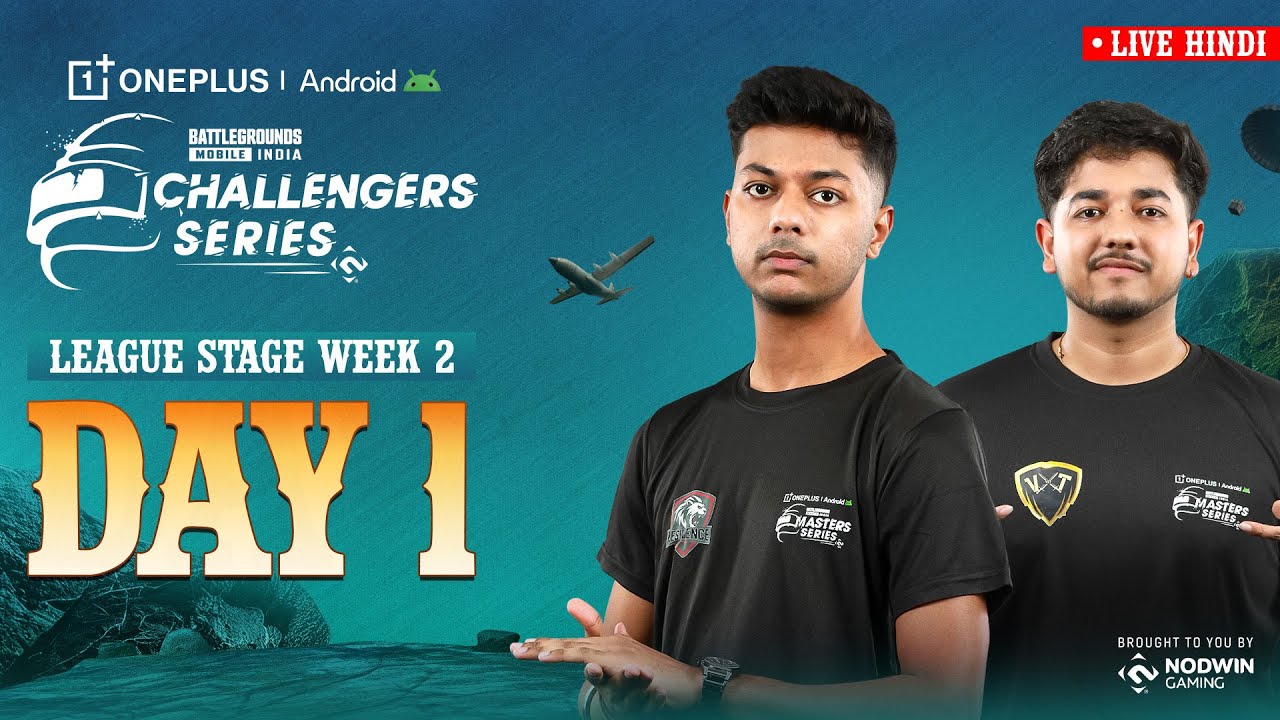 [HINDI] 2025 OnePlus Android BGCS | League Week 2 - Day 1