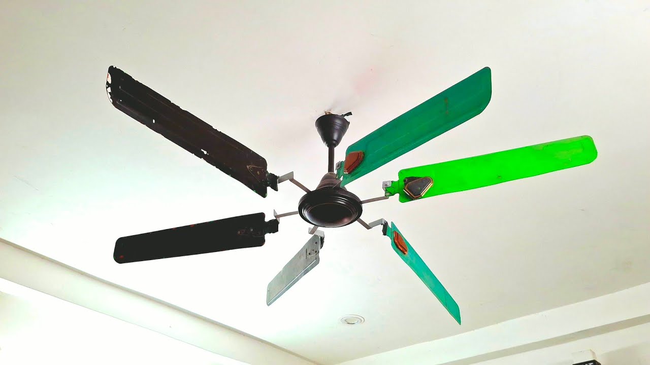 Experimenting with the design of a 6-bladed fan and the rotation of a ceiling fan 🔆