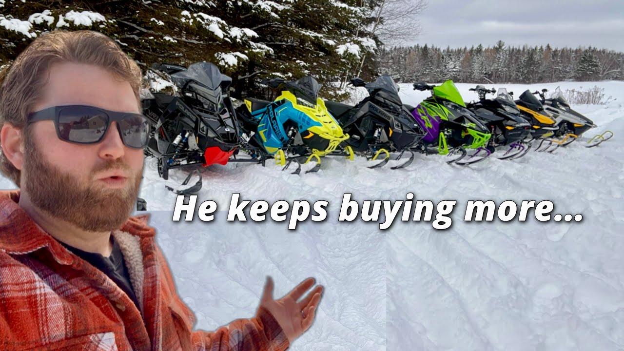 How Can Rock Afford all these New Snowmobiles???