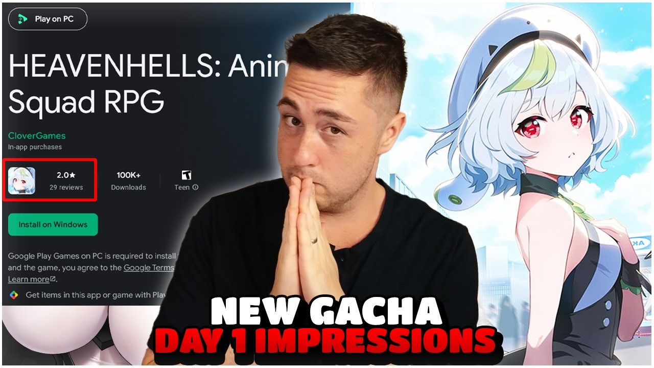 DOES IT SUCK? | NEW GACHA | HEAVENHELLS DAY 1 LAUNCH | FULL PLAYTHROUGH, PULLS, STORY