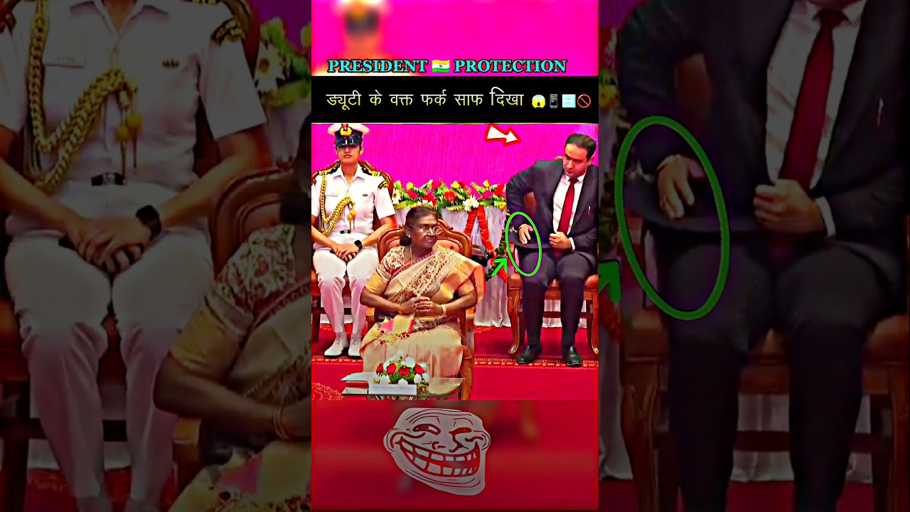 👉 PRESIDENT DROUPADI MURMU KE COMMANDO KI DISCIPLINE &ndash; DUTY PE SIRF DESH! 🇮🇳💪#shorts #president
