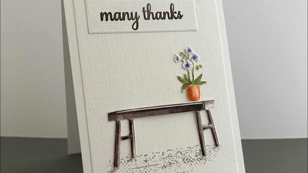 Colouring tiny die cuts