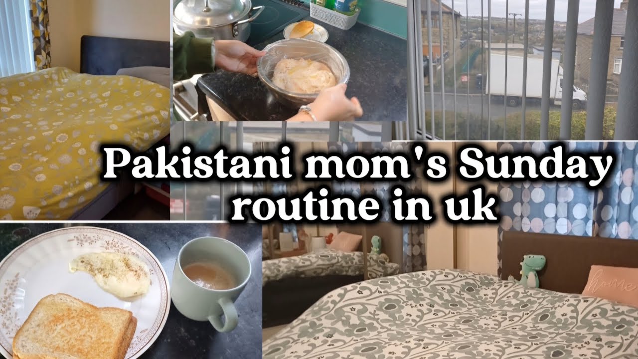 Pakistani Mom busy Sunday routinein uk 🇬🇧...parcel unboxing ki...#deep cleaning