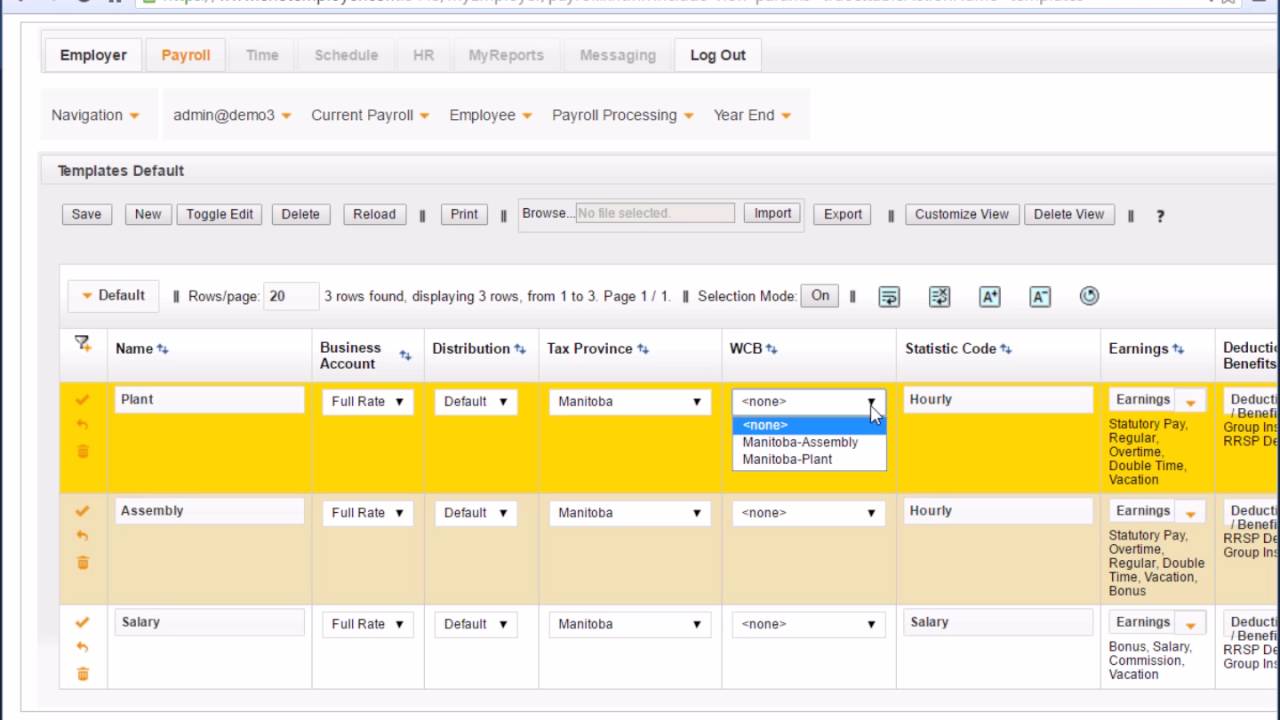 WCB in Cloud Based Canadian Payroll with eNETEmployer Online