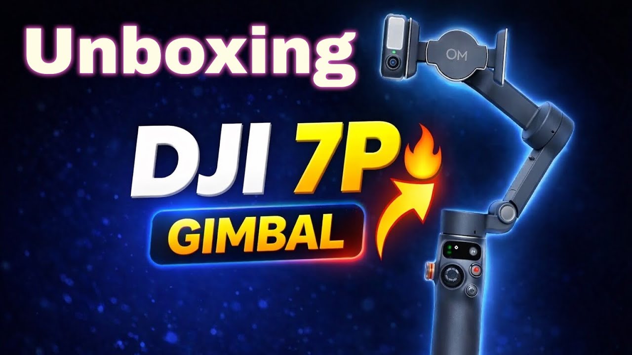 DJI Osmo Mobile 7P – Unboxing i pierwsze wrażenia! 🔥 Czy warto?