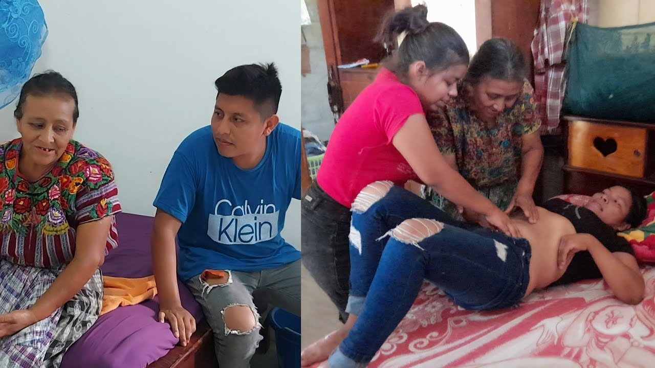 To&ntilde;ita Le Duele El Estomago  Y Lleg&aacute; la Comadrona A Examinar Que Es Lo Que Pasa Del Embarazo🤰