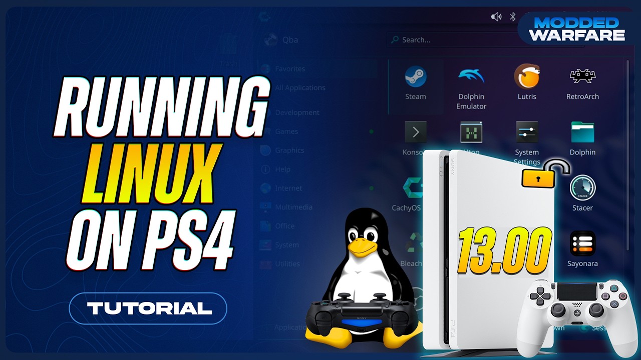 Запустите Linux на PS4, чтобы играть в компьютерные игры, эмуляторы и многое другое!