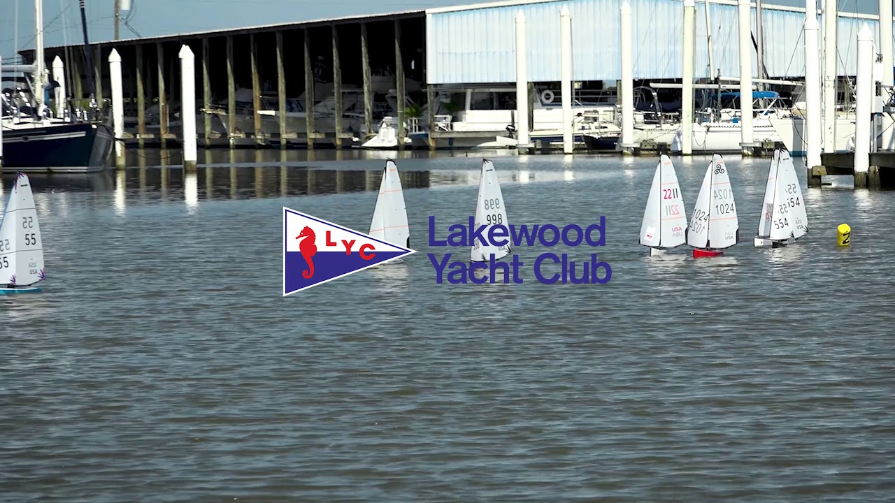 DragonFlite 95 racing at Lakewood Yacht Club