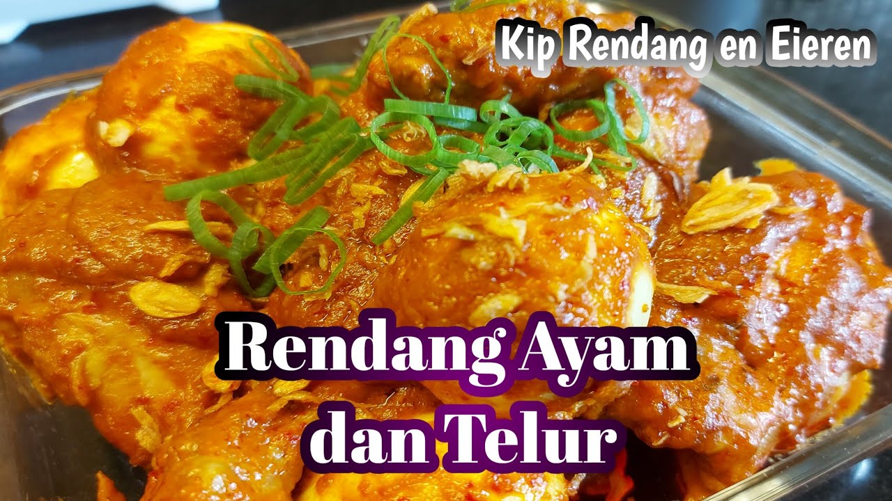 Cara Masak Rendang Ayam dan Telur | Chicken Rendang and Eggs - Umie's Food