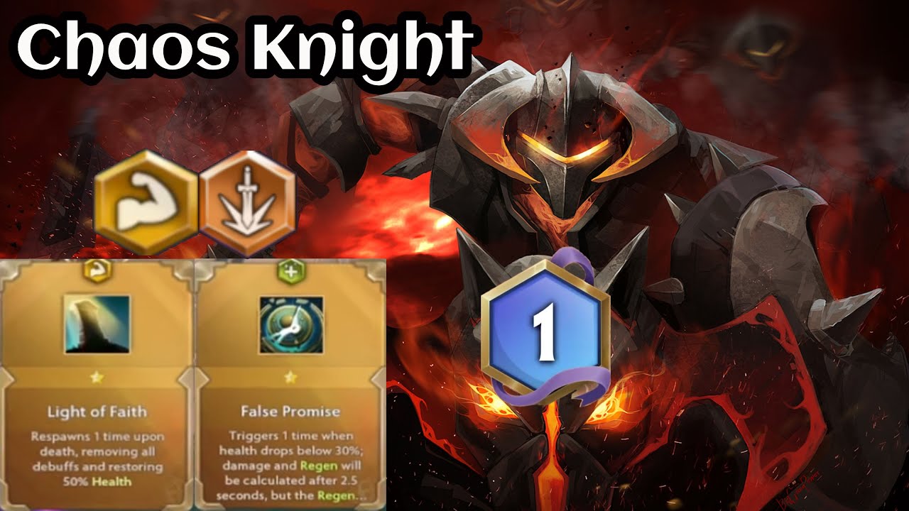 DOTA2 AUTO GLADIATORS - Chaos Knight (Health + Crit + Attack) Ep 01