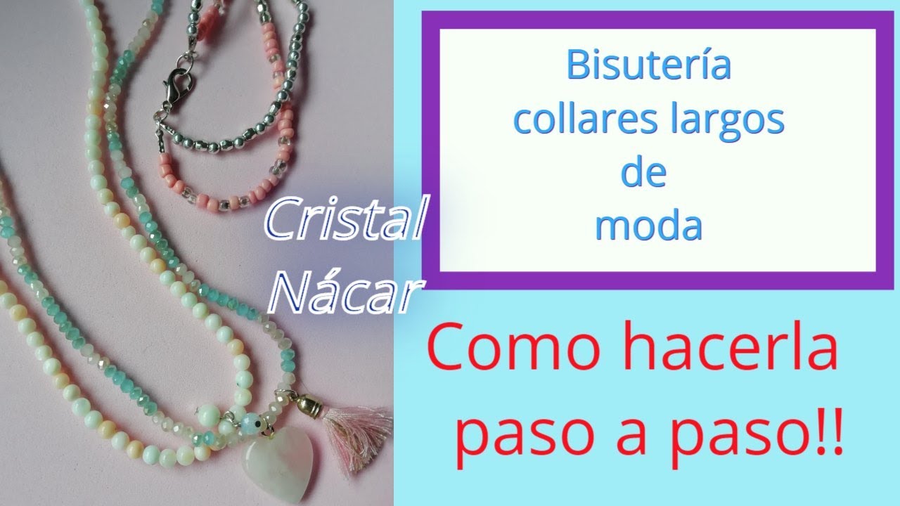 Bisutería collares largos de moda