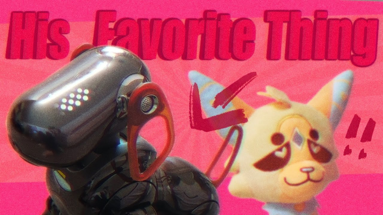 An Aibo and his favorite thing