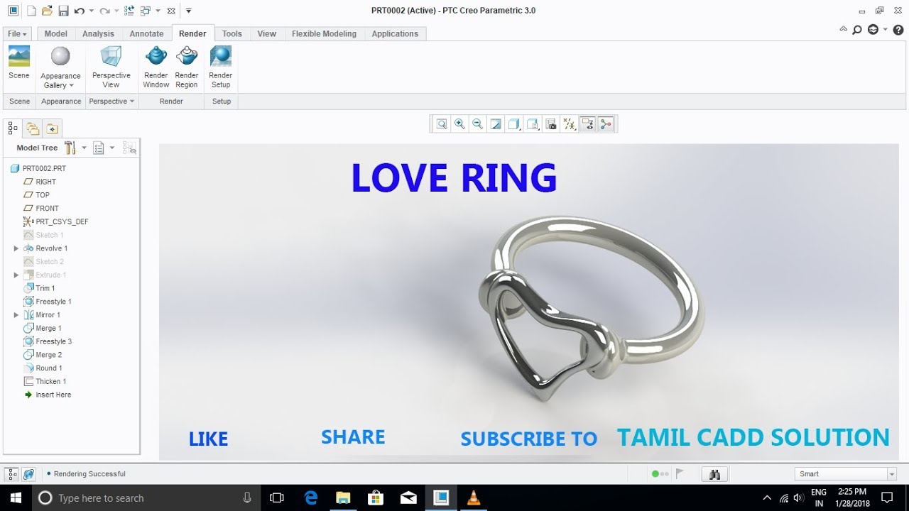 Creo Freestyle Creating Love Ring -Tamil